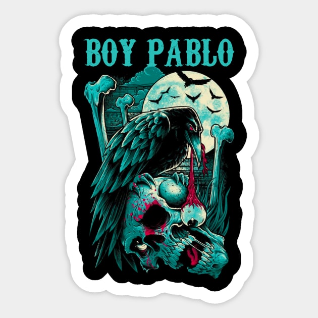 BOY PABLO BAND MERCHANDISE Sticker by jn.anime